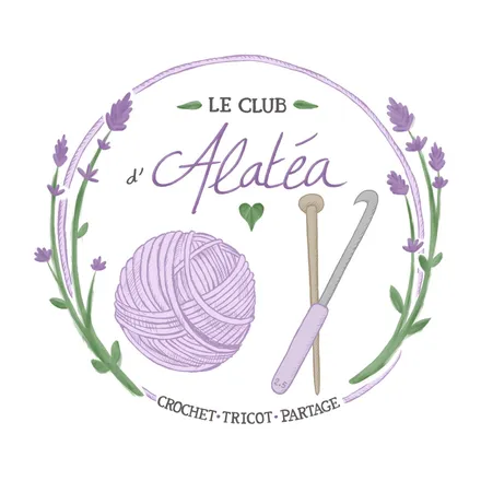 Logo du Club d'Alatéa — crochet, tricot, partage